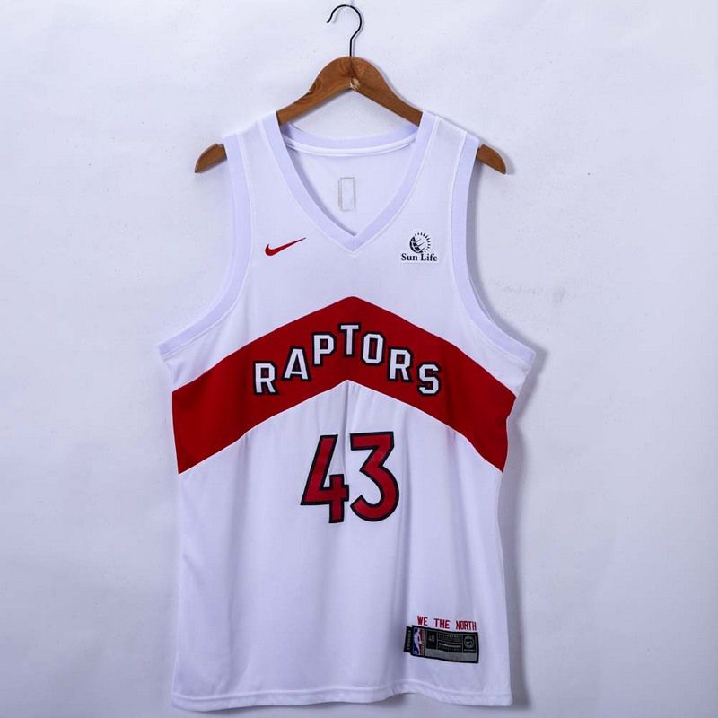 Cheap Men Toronto Raptors 43 Siakam White 2021 Nike Game NBA Jersey